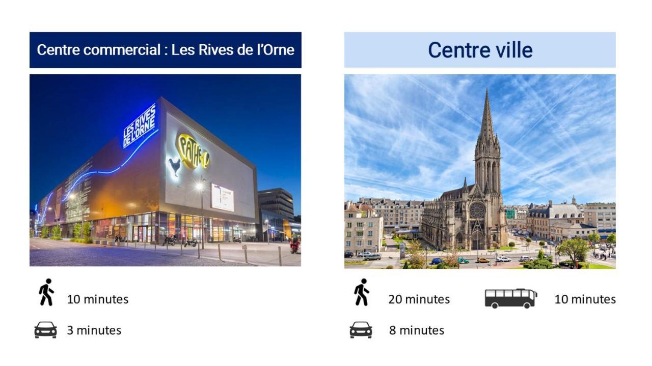 Cocon Cosy Et Verdoyant - Private Parking, Breakfast, Wifi, Netflix Caen Eksteriør bilde